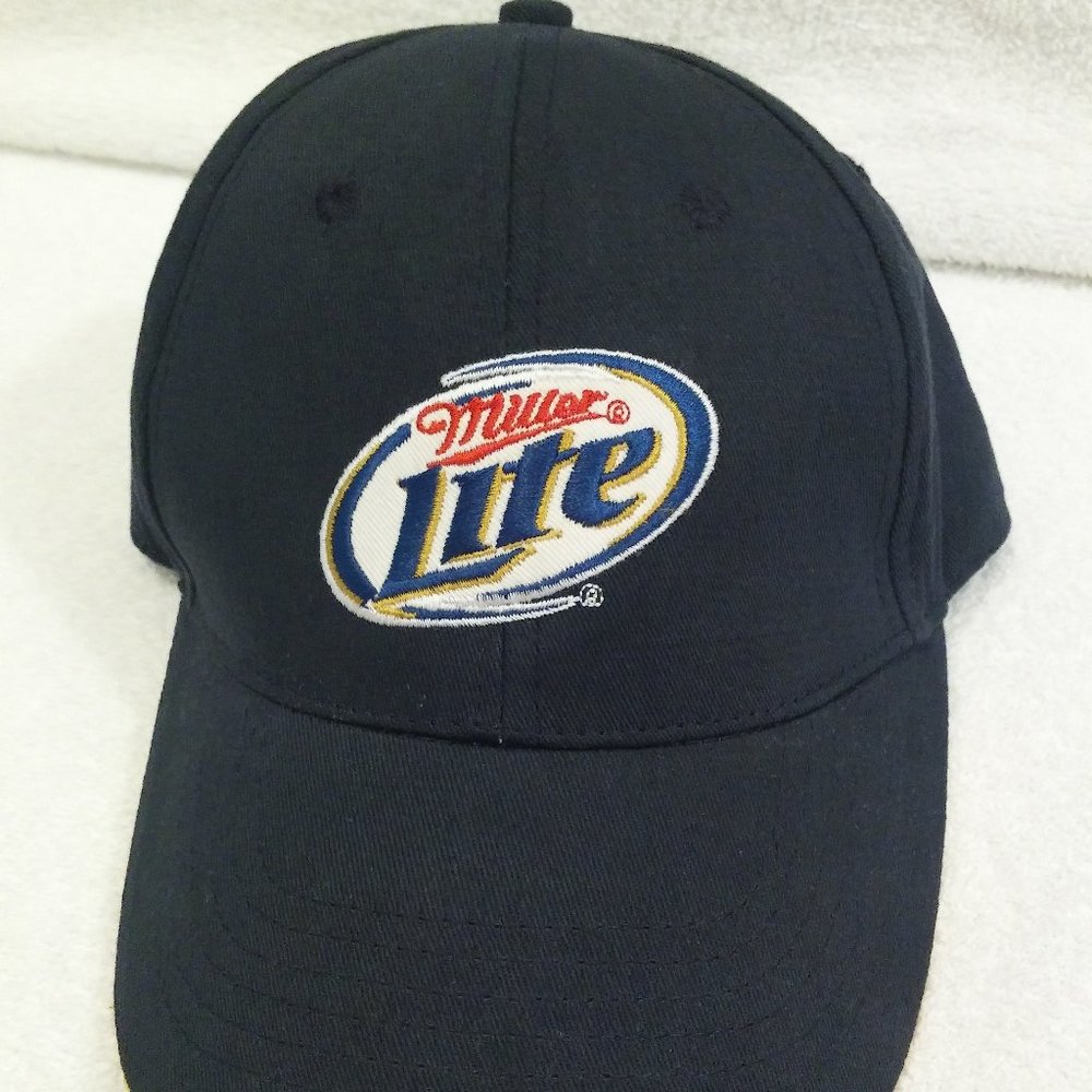 *Final Price* Hat Miller Lite Hook n Loop close